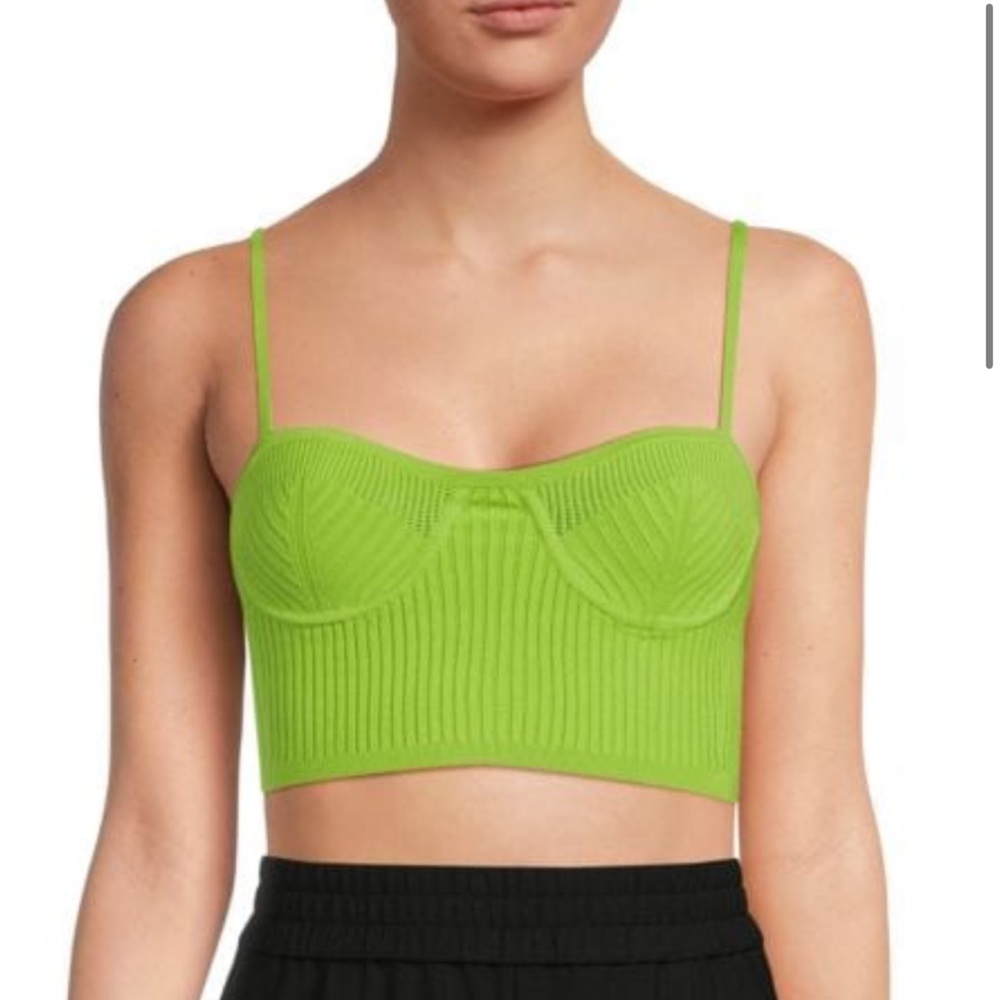 Helmut Lang Women's Rib Eyelet Bralette